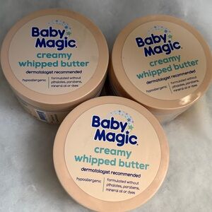 Baby Magic Creamy Whipped Butter Vanilla Oat, 8.4oz Lot of 3 New!